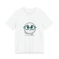Golf Ball Nerd T‑Shirt — Cute Golf Cartoon with Glasses